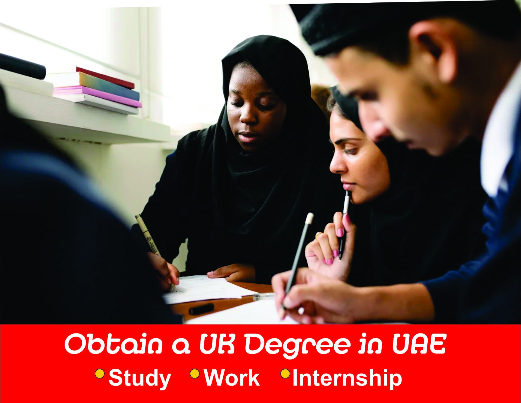 Obtain a UK Degree in UAE with Study Work Internship opportunities